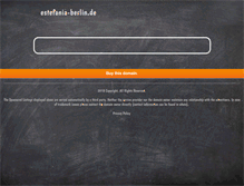 Tablet Screenshot of estefania-berlin.de